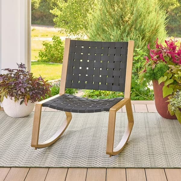 Better Homes & Gardens Ventura Outdoor Handwoven Low Rocking Chair