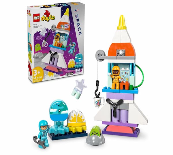 LEGO DUPLO 3 in 1 Space Shuttle Adventure Toy