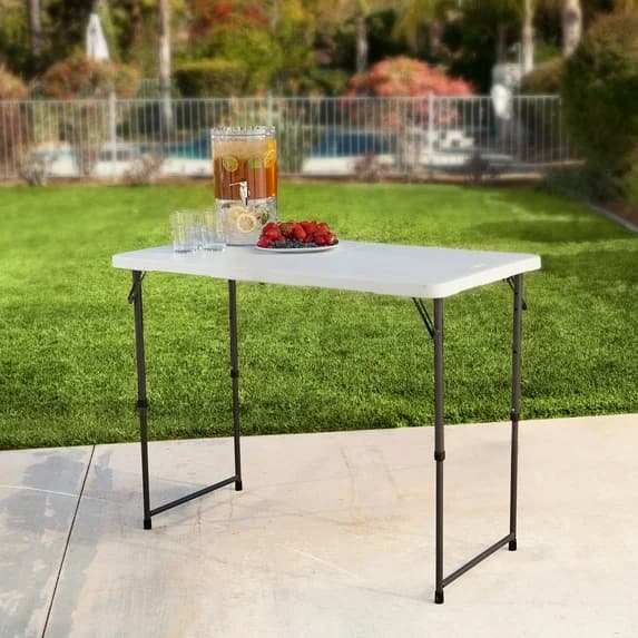 Lifetime Height Adjustable Indoor/Outdoor Folding Table deal