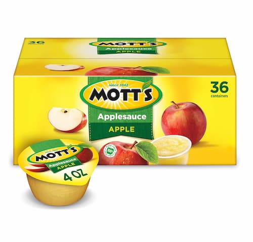 Mott's Applesauce, 4 Oz Cups, 36 Count
