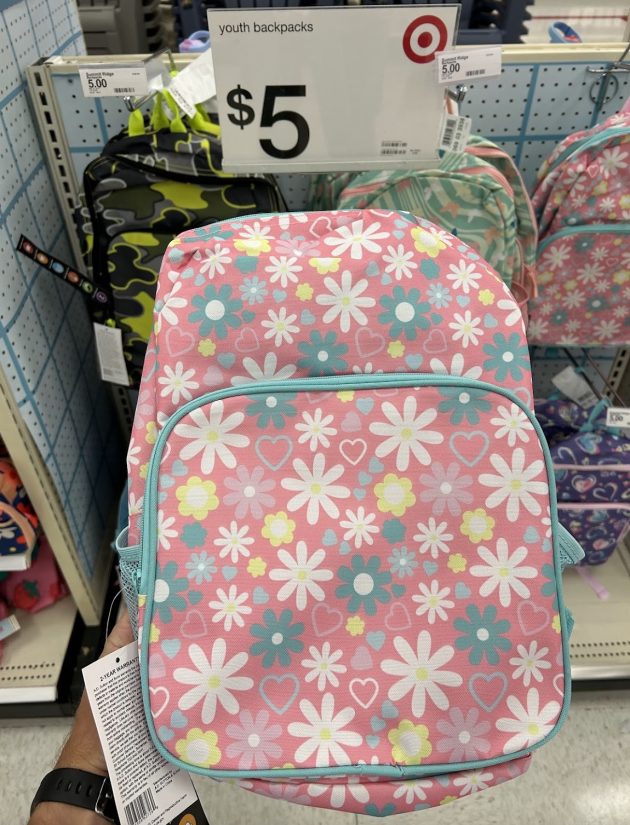 Girl's Pink Backpack