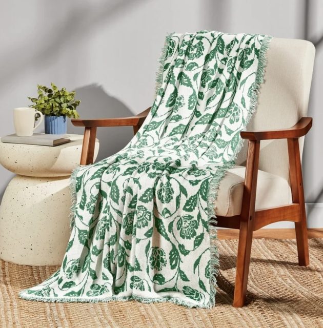 Mainstays by Becky G. & Alejandra Tapestry Knit Throw