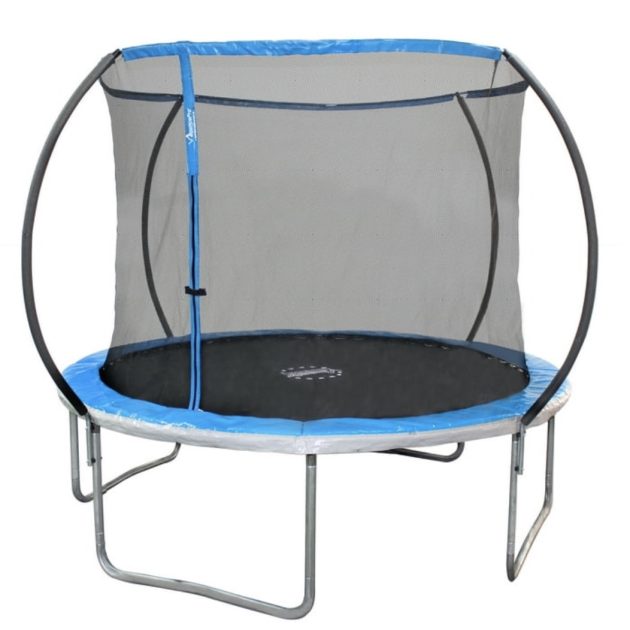 Sportspower Bounce Pro 10’ Round Trampoline with Safety-Enclosure
