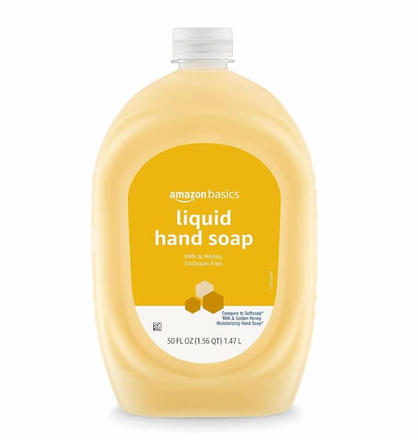Amazon Basics Liquid Hand Soap Refill, Milk and Honey Scent