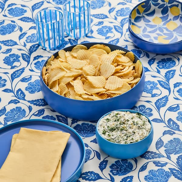 Mainstays by Becky G. & Alejandra Bamboo Melamine Serving Bowl & Dip Bowl deal