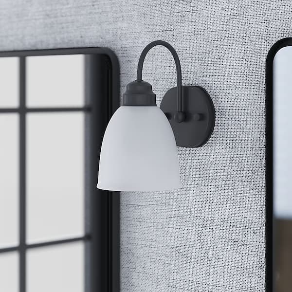 Project Source Wynfield 10.51-in 1 -Light Oil-rubbed Bronze Traditional Vanity light deal