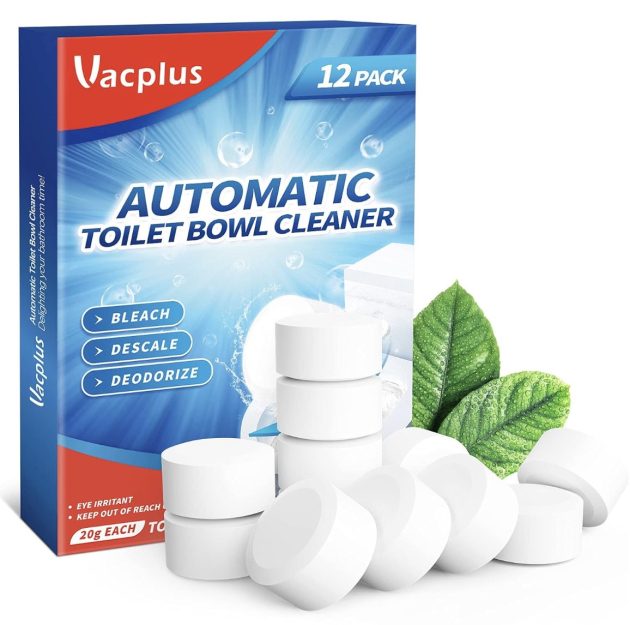 Vacplus Toilet Bowl Cleaner Tablets 12 PACK