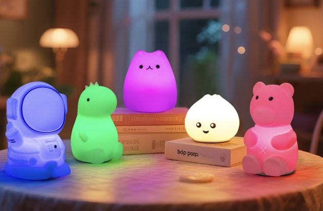 Rechargeable Dimmable Silicone LED Nightlight