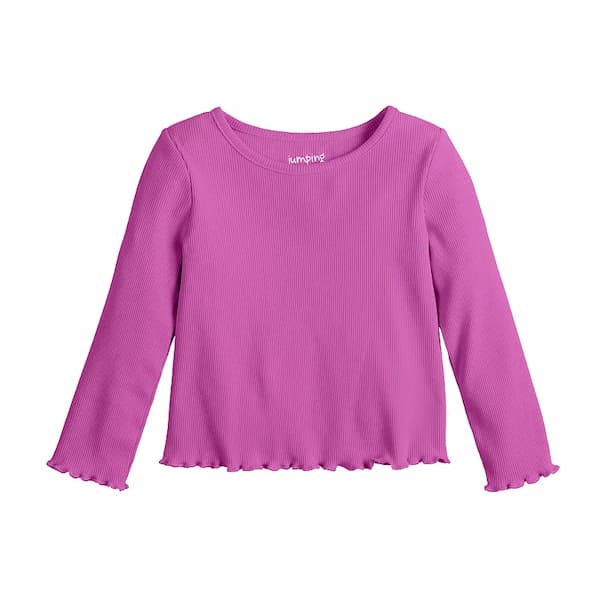 Girls Jumping Beans Long Sleeve Rib Tee deal