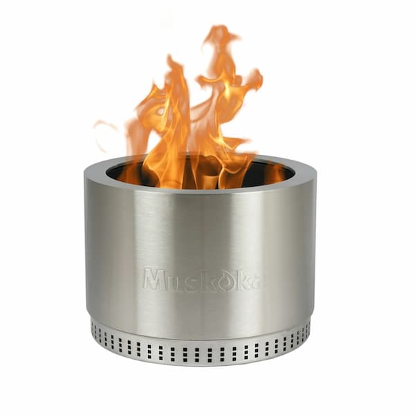 Muskoka stainless steel smokeless fire pit deal