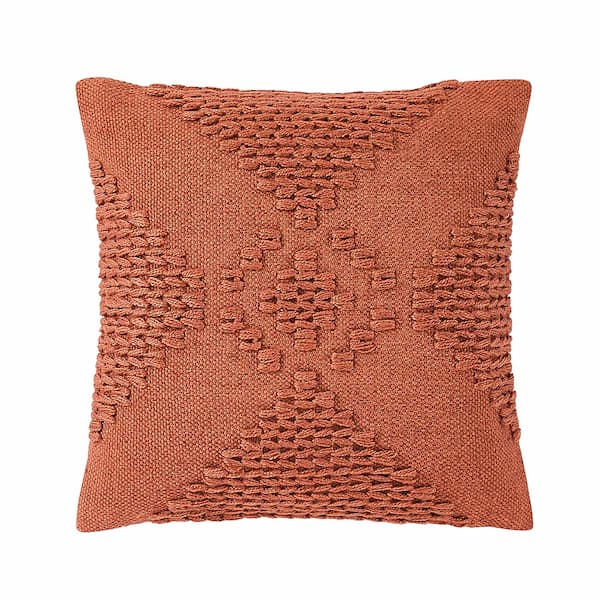 Origin 21 Burnt Orange Woven Outdoor Decorative Pillow deal