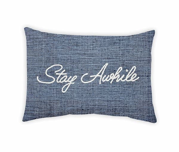 allen + roth Stay Awhile Rectangular Pillow