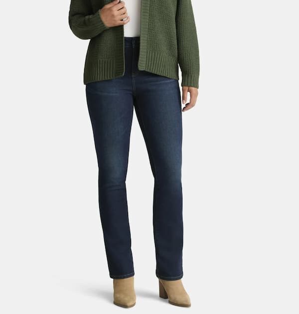 Time and Tru Women's Mid Rise Bootcut Jeans