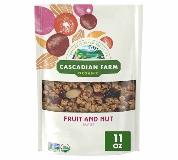 Cascadian Farm Organic Granola, Fruit and Nut Cereal