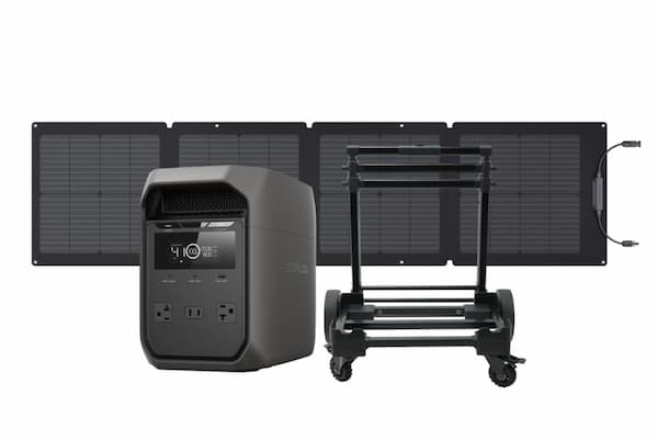 EcoFlow DELTA 3 Classic Power Station with 110W Solar Panel & Trolley deal