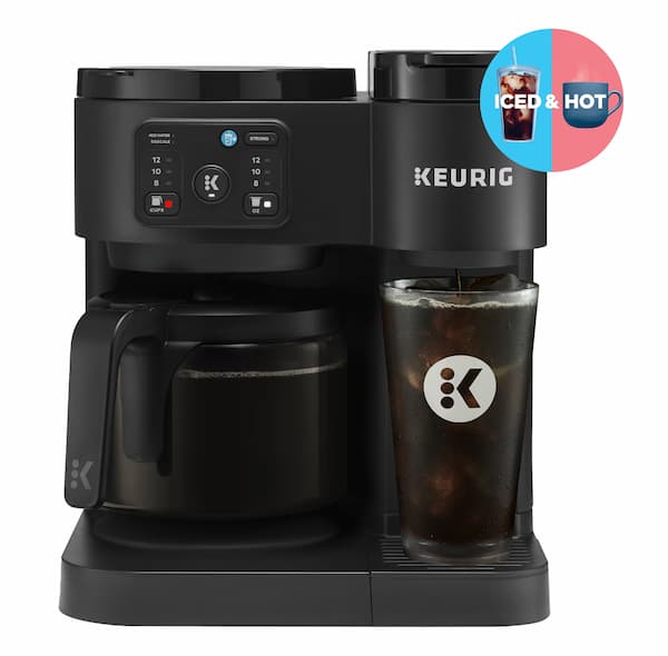 Keurig K-Duo Essentials, Hot & Iced Single-Serve K-Cup Pod Coffee Maker & Carafe